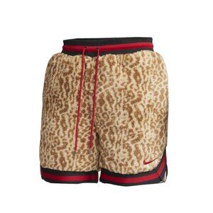 Nike Leopard Print Faux Fur Premium Basketball Shorts DQ6176-206